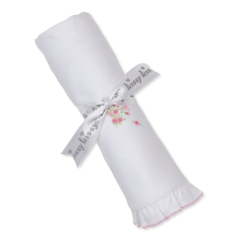 Kissy Kissy White / OS Kissy Kissy Girls SCE Victorian Roses Blanket