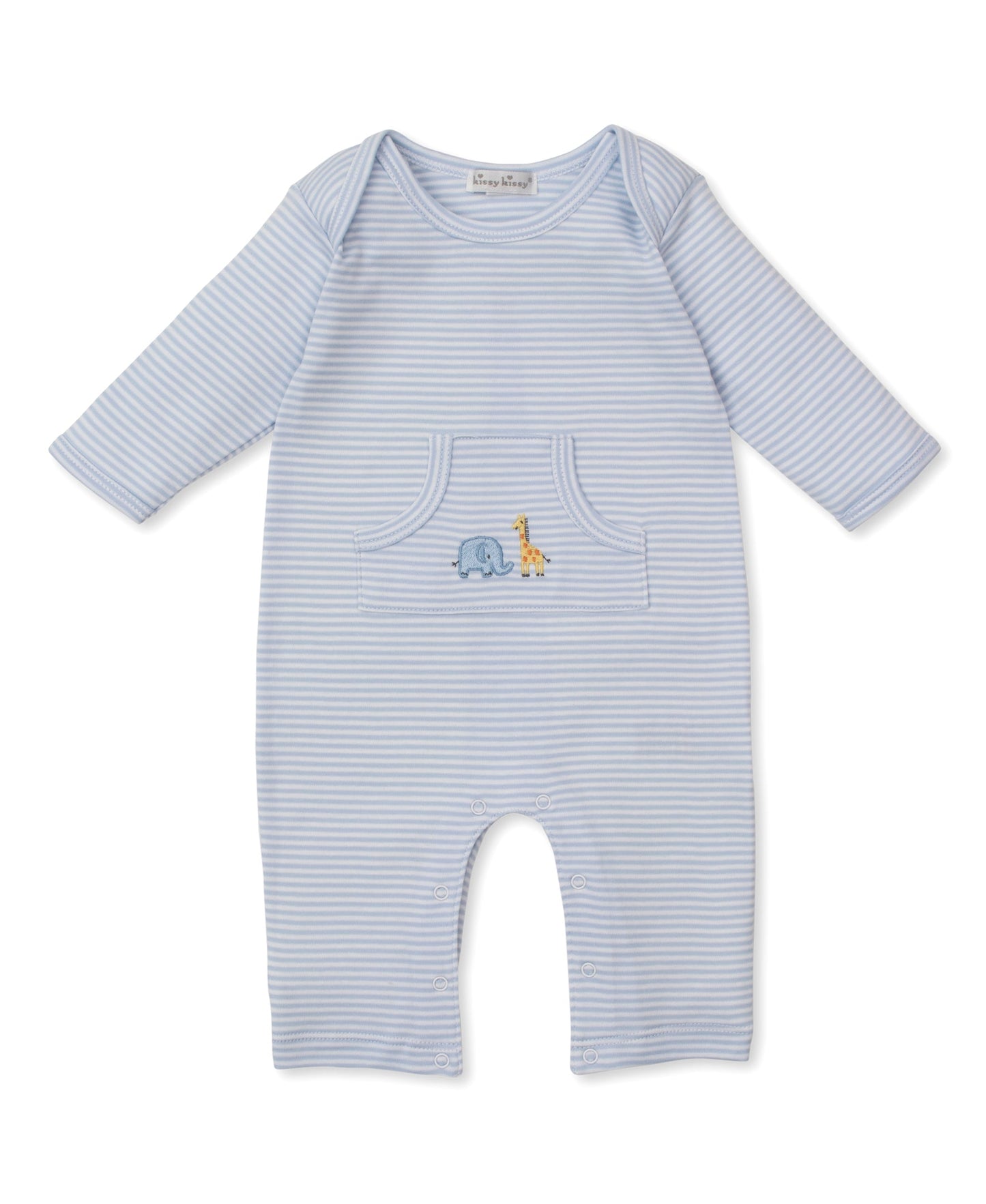 Kissy Kissy Boys Apparel / Outfits / Infant Light Blue / 3-6 Mo Kissy Kissy Safari Wild Playsuit