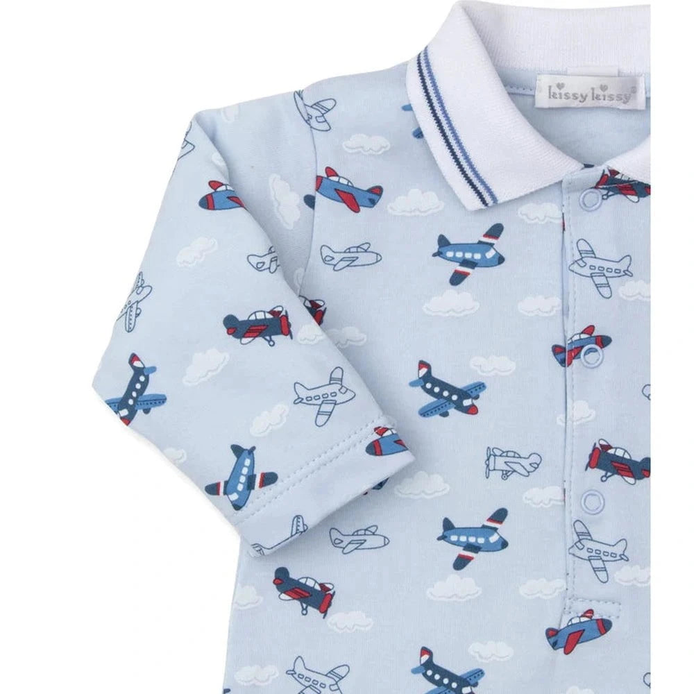 Kissy Kissy Boys Apparel / Outfits / Infant Kissy Kissy Sky-High Planes Playsuit