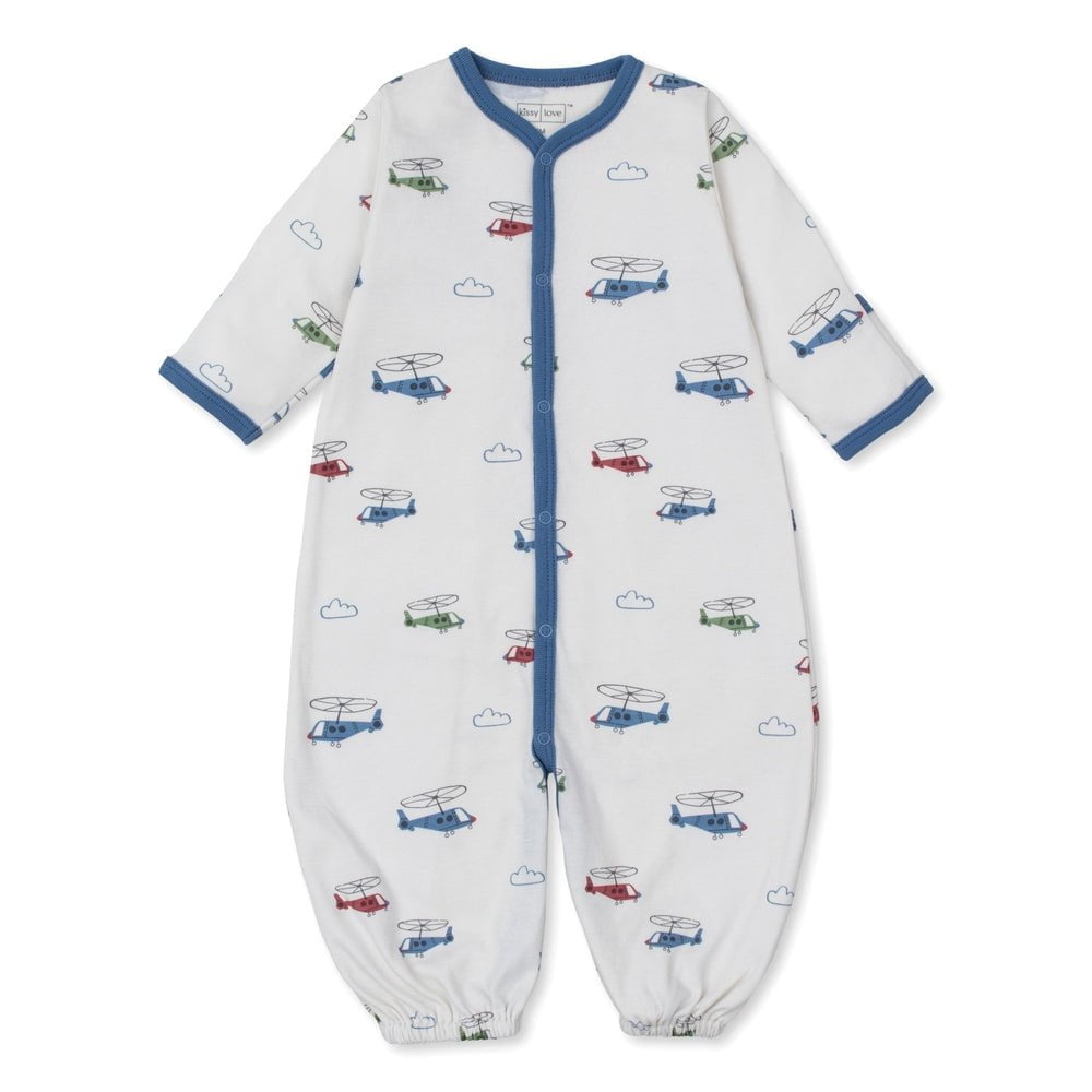 Kissy Kissy Boys Apparel / Gowns / Infant Kissy Love Helicopter Rescue Boys Converter Gown