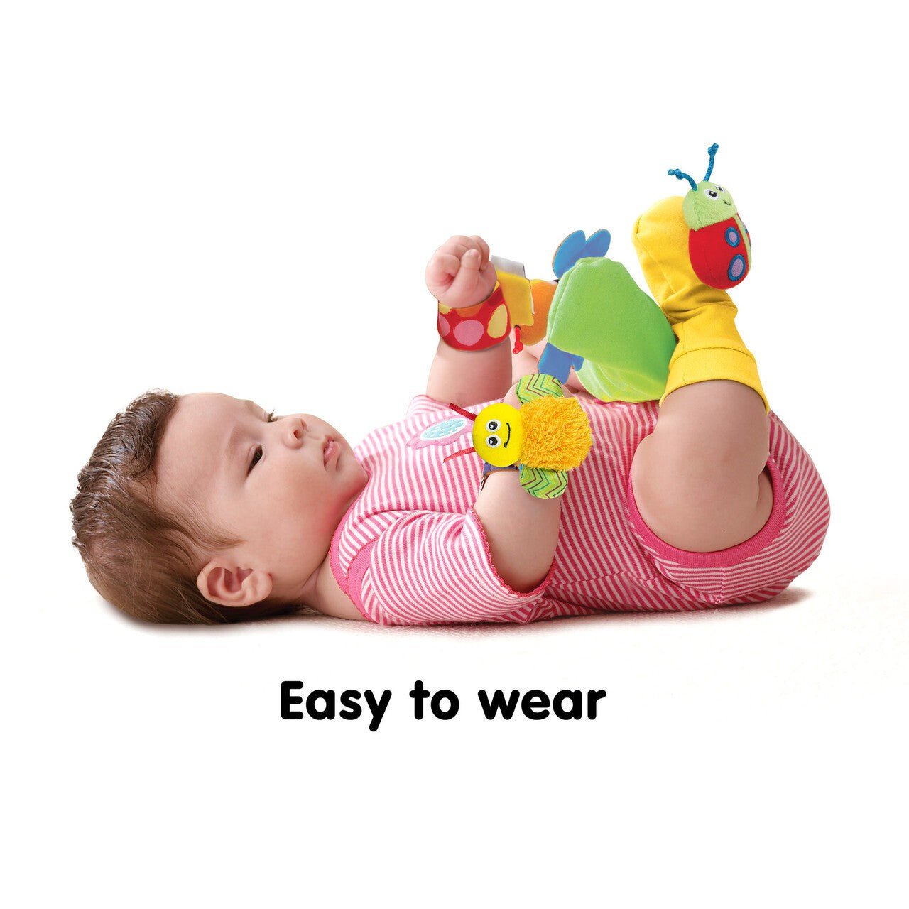Lamaze Gardenbug Footfinder Wrist Rattle Set