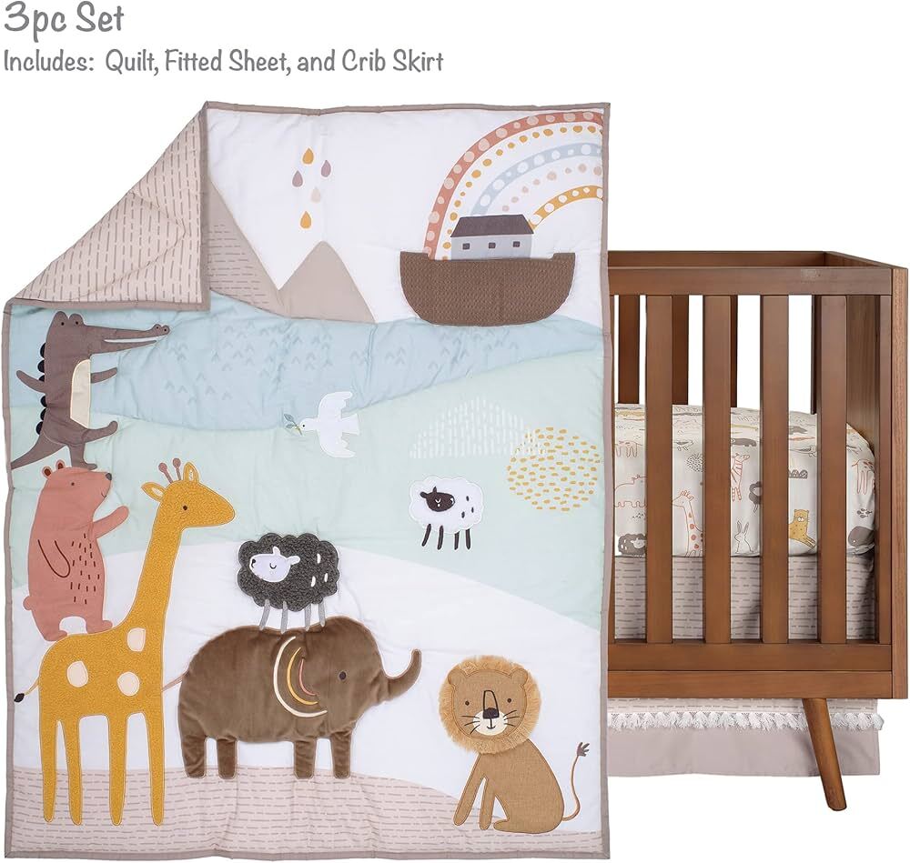 Lambs & Ivy Baby Noah 3-Piece Bedding Set