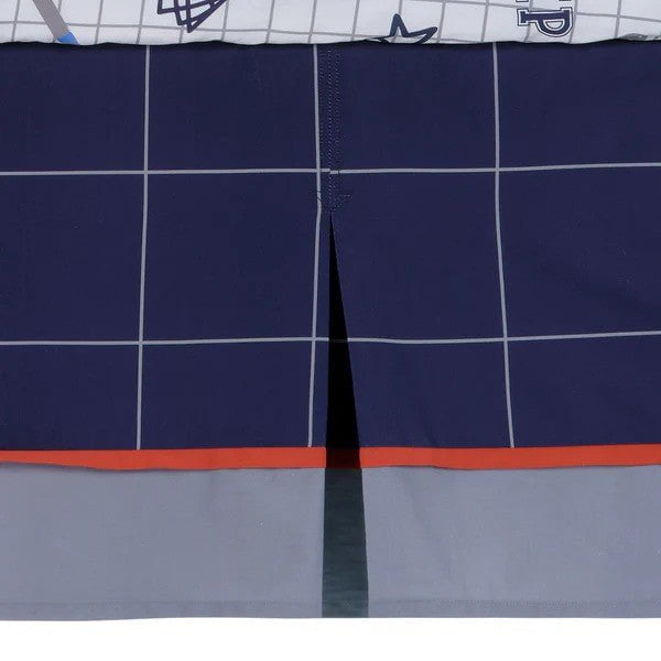 Lambs & Ivy Baby Sports 3-Piece Football/Basketball Baby Crib Bedding Set