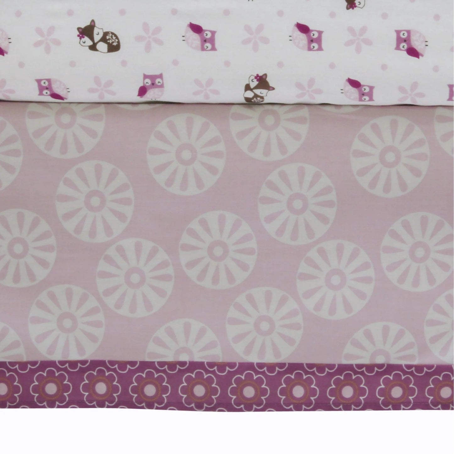 Lambs & Ivy Bedtime Originals Lavender Woods 3-Piece Crib Bedding Set - Pink, Purple