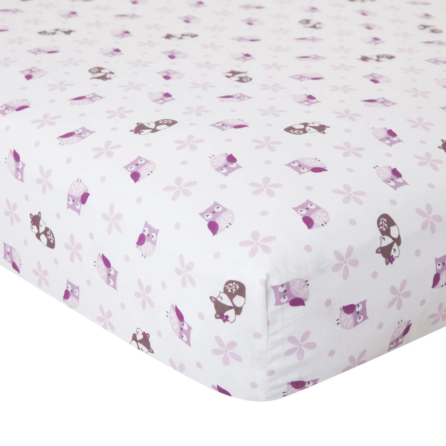 Lambs & Ivy Bedtime Originals Lavender Woods 3-Piece Crib Bedding Set - Pink, Purple