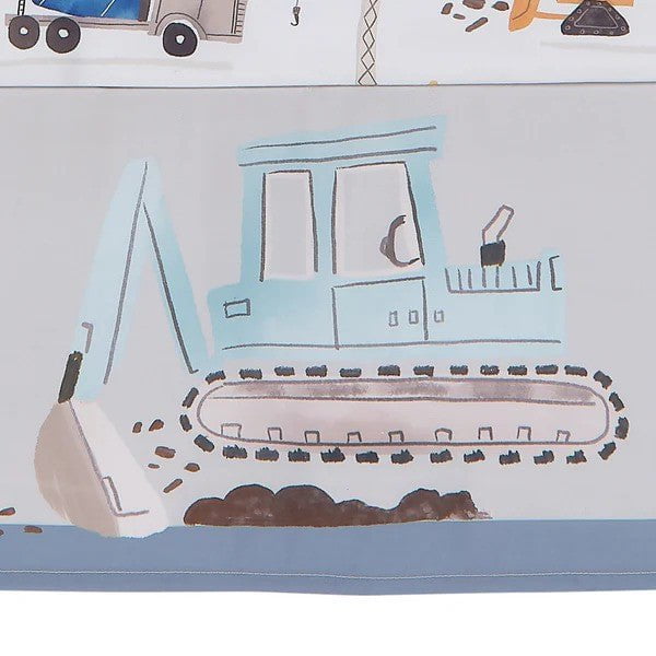 Lambs & Ivy Construction Zone 3-Piece Trucks Nursery Baby Crib Bedding Set