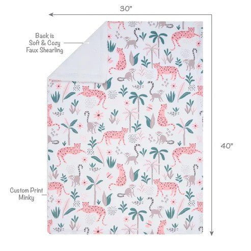 Lambs & Ivy Enchanted Safari Blanket