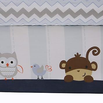 Lambs & Ivy Mod Monkey 3PC Crib Set