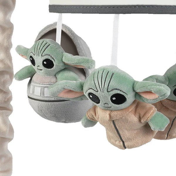 Lambs & Ivy Star Wars The Child/Baby Yoda Musical Baby Crib Mobile Soother