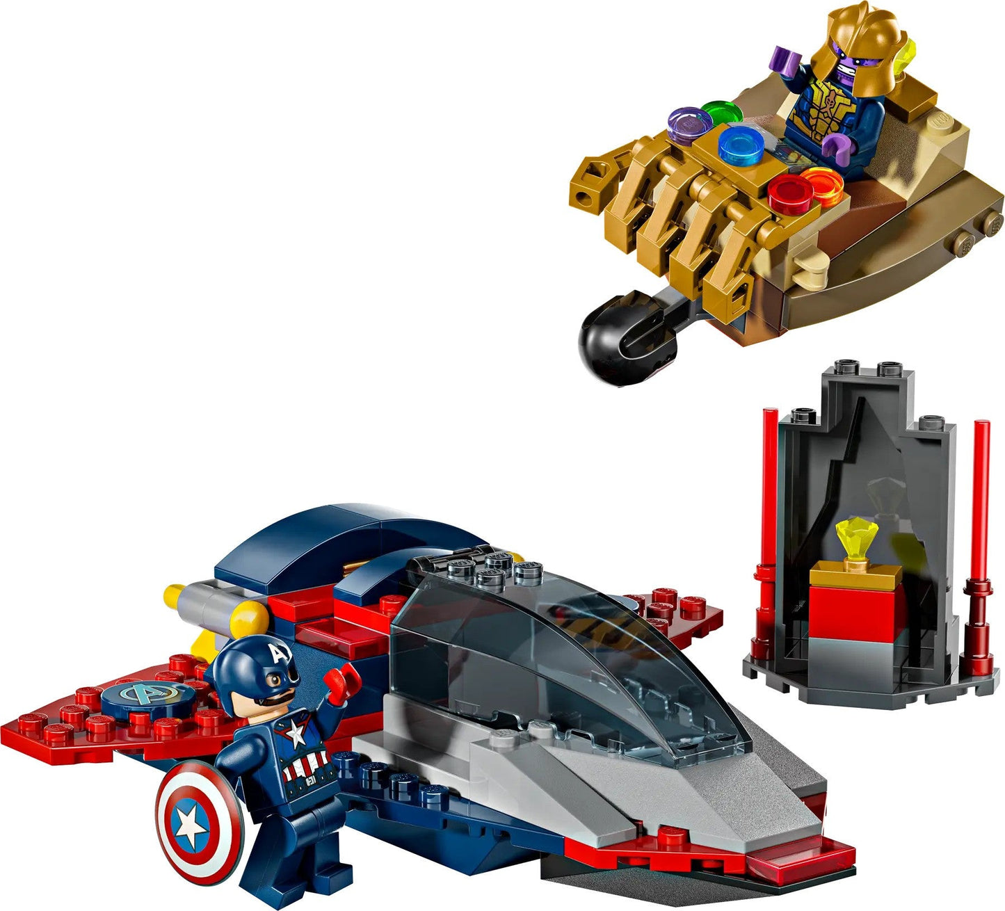 Lego Captain America vs. Thanos