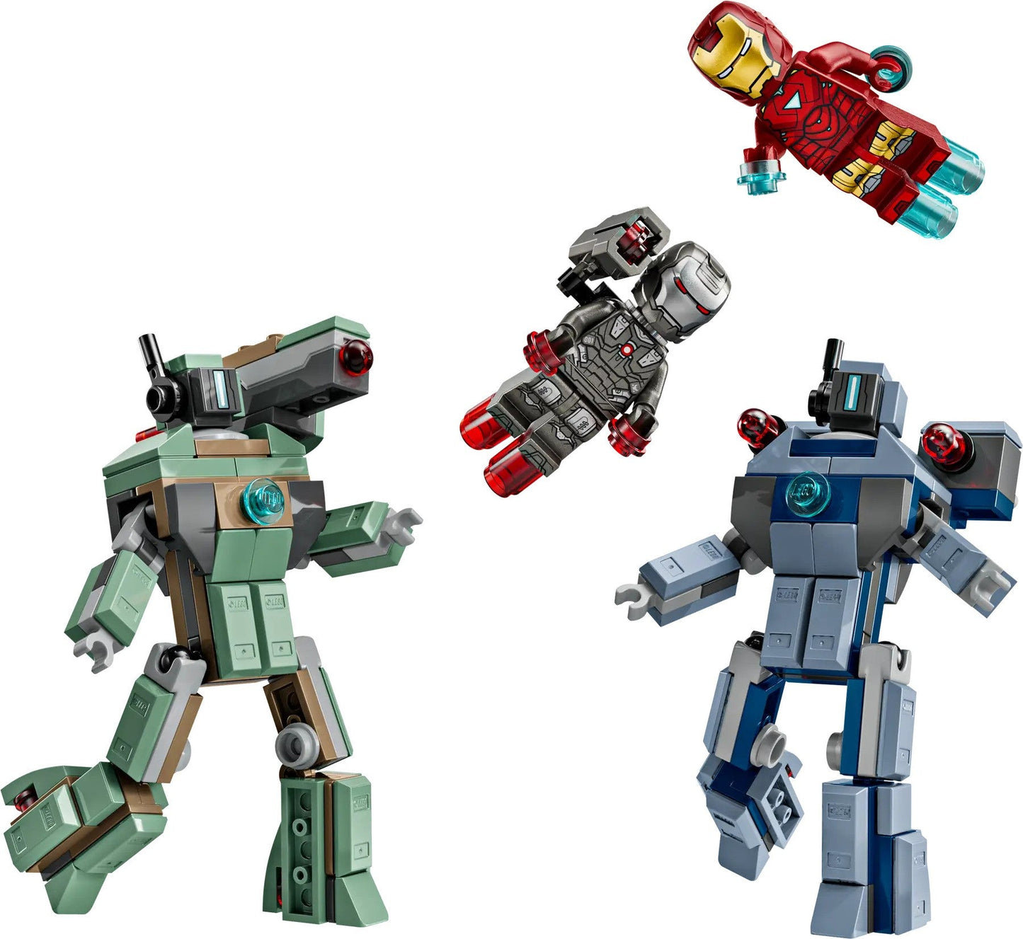 Lego Iron Man & War Machine vs. Hammer Drones