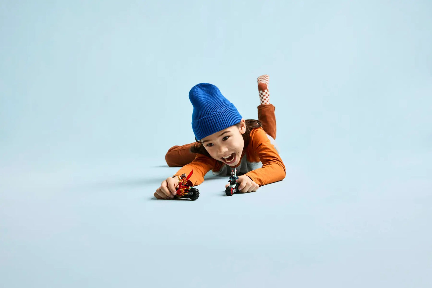 Lego Kai's Motorcycle Speed Race