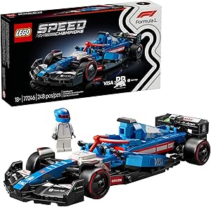 Lego Building and Construction Lego Visa Cash App RB VCARD 01 F1 Race Car Model