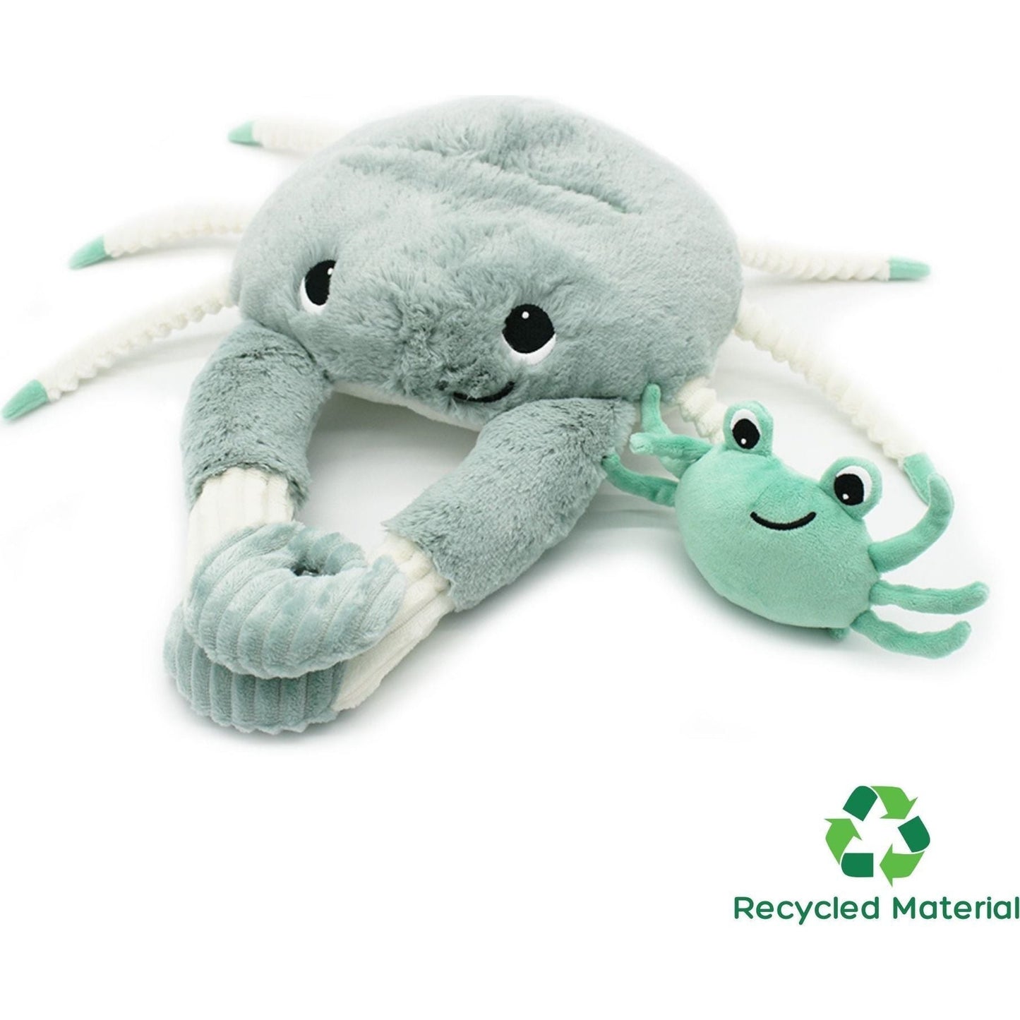 Peter John M Distribution Plush Les Ptipotos: Crab Mom and Baby Mint