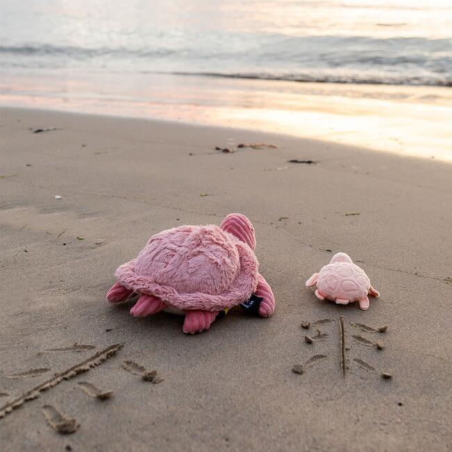 Les Ptipotos: Sea Turtle Mom and Baby Medium Pink