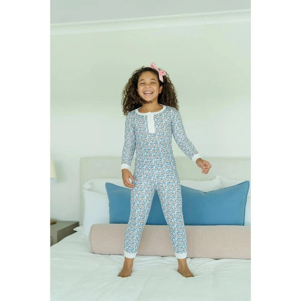 Lila and Hayes Girls Apparel / Sleepwear / Infant Lila and Hayes Autumn Blooms Alden Pajama Set