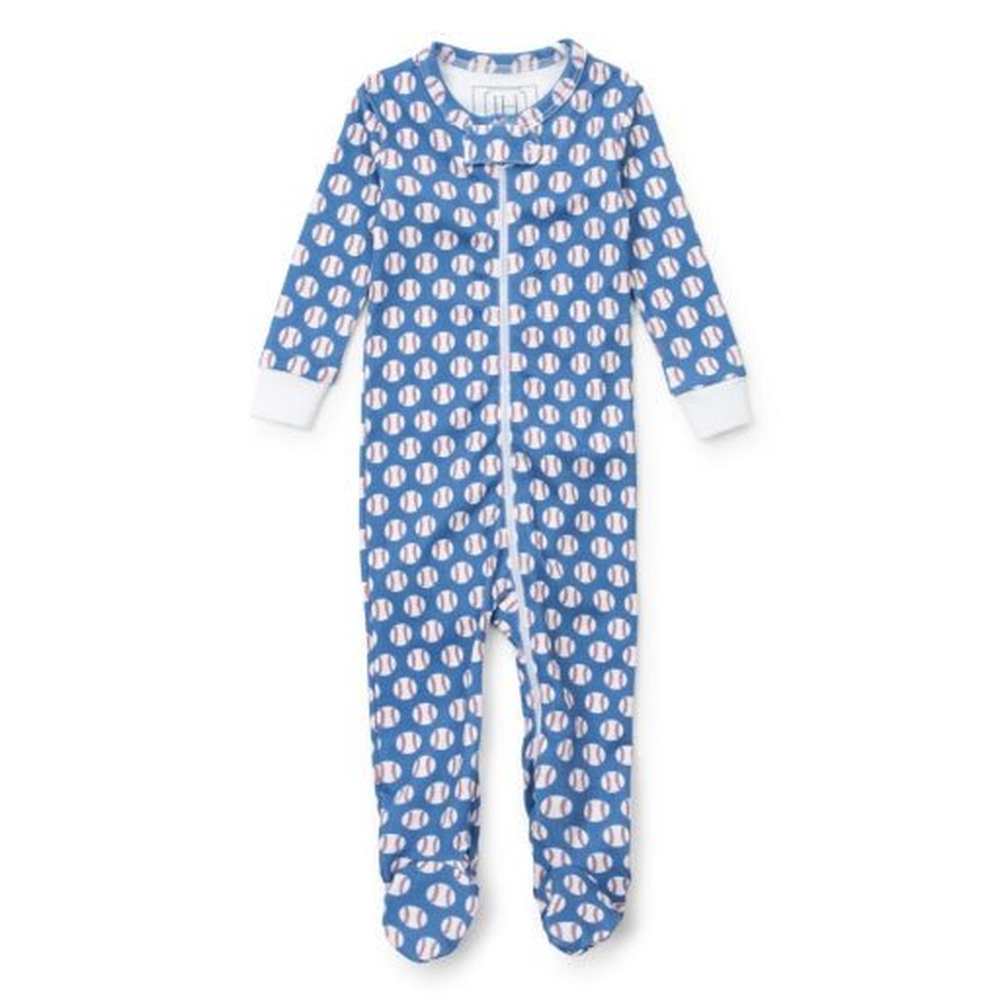 Lila and HayesLila and Hayes Baseball Grand Slam Parker Zipper PajamaBabysupermarket