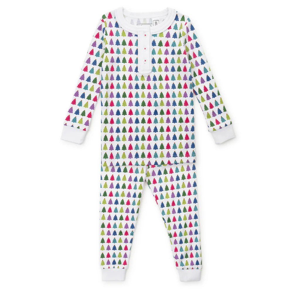 Lila and Hayes General Christmas Tree Bright / 2 Toddler Lila and Hayes Christmas Tree Bright Alden Pajama Set