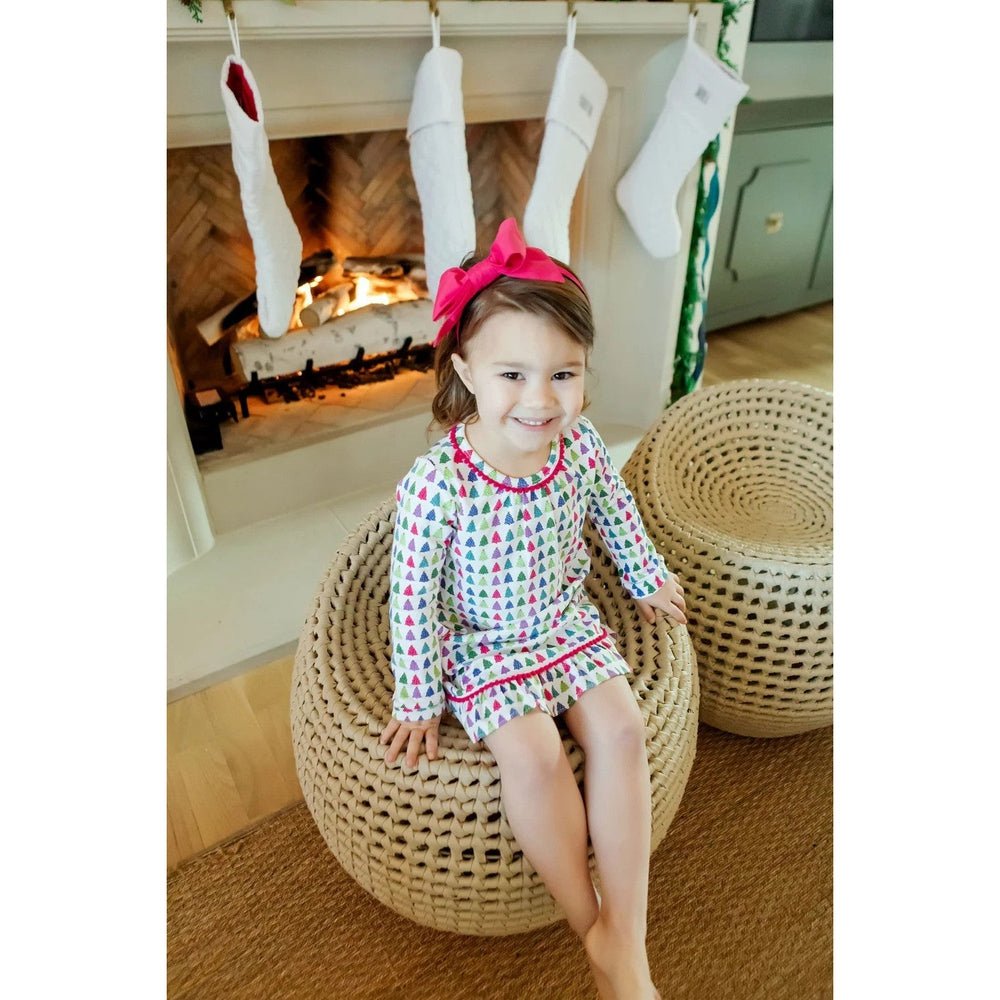 Lila and HayesLila and Hayes Christmas Tree Bright Carlin DressBabysupermarket