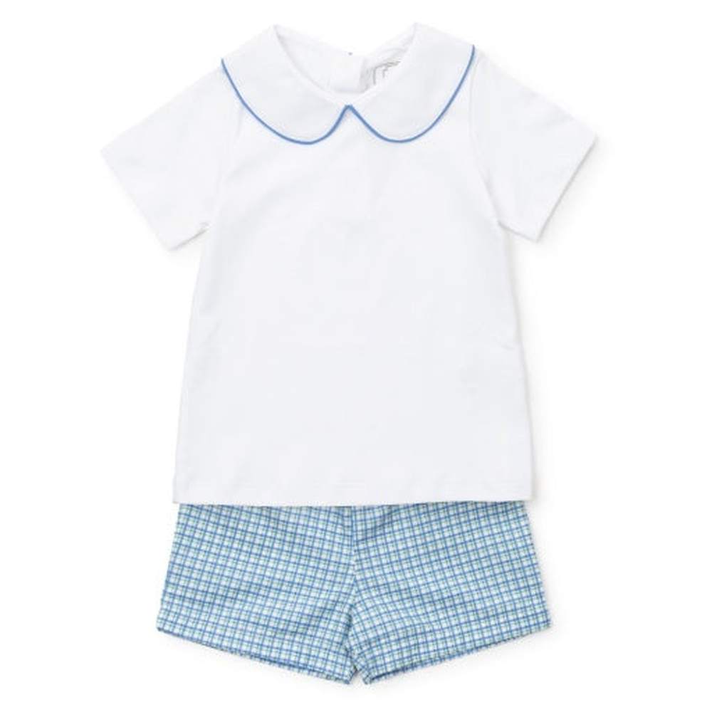 Lila and HayesLila and Hayes Hampton Plaid Field Short SetBabysupermarket