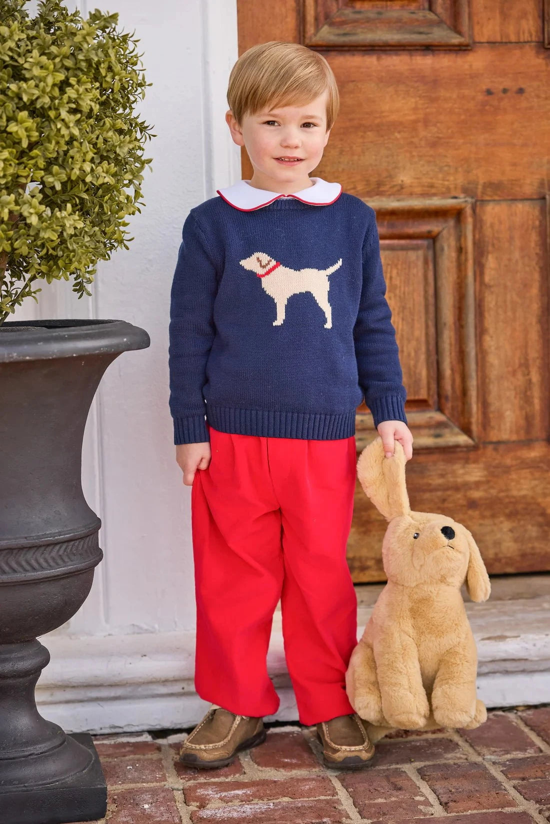 Little English Intarsia Sweater - Boy Lab