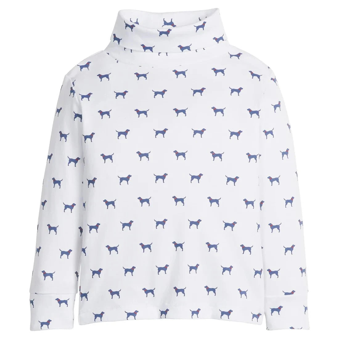 Little English Printed Turtleneck - Navy Labs