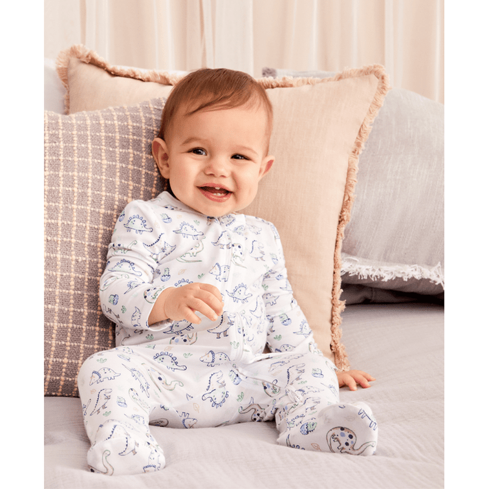 Little Me Boys Dino Two Pack Footies