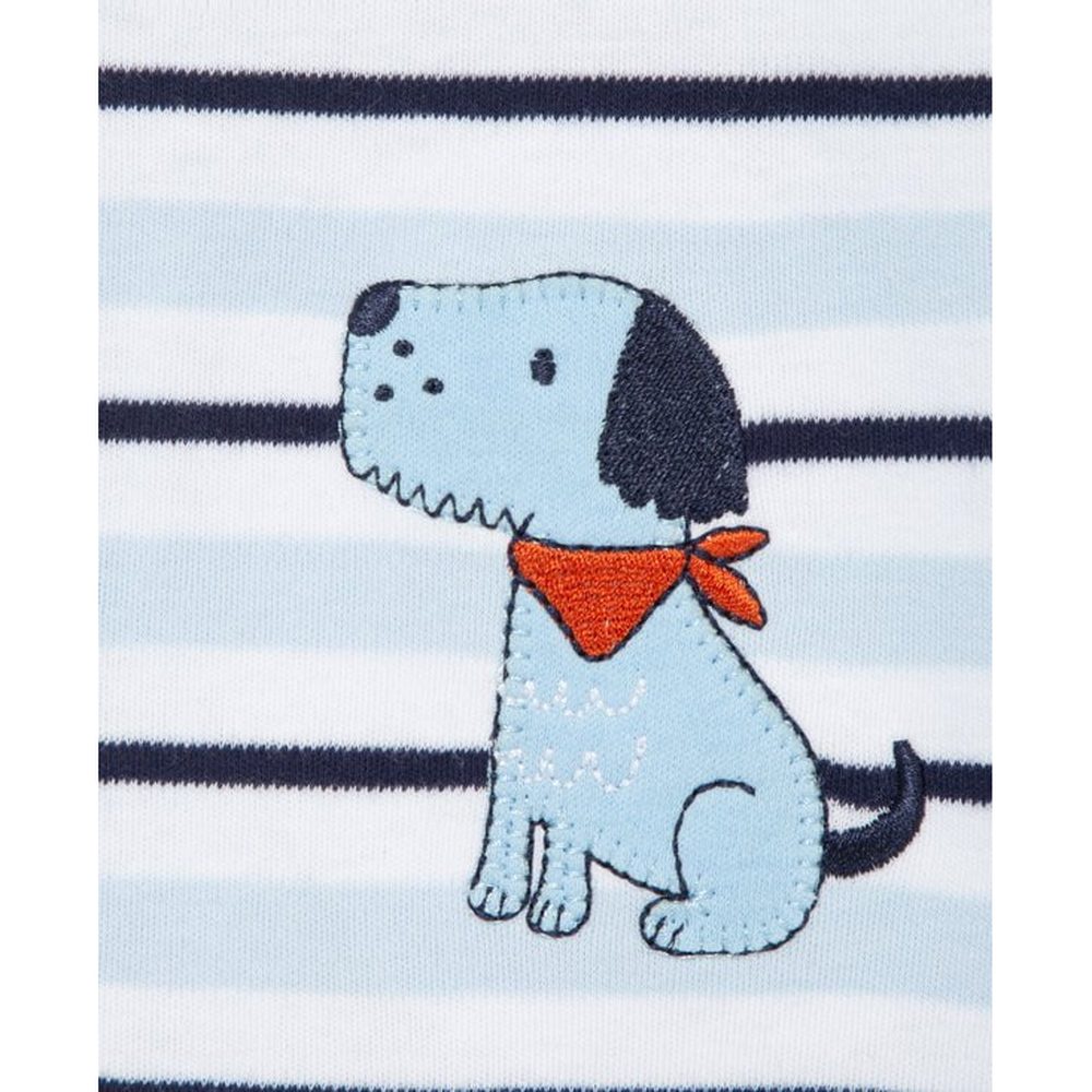 Little Me Boys Puppies Rompers - 2 Pack