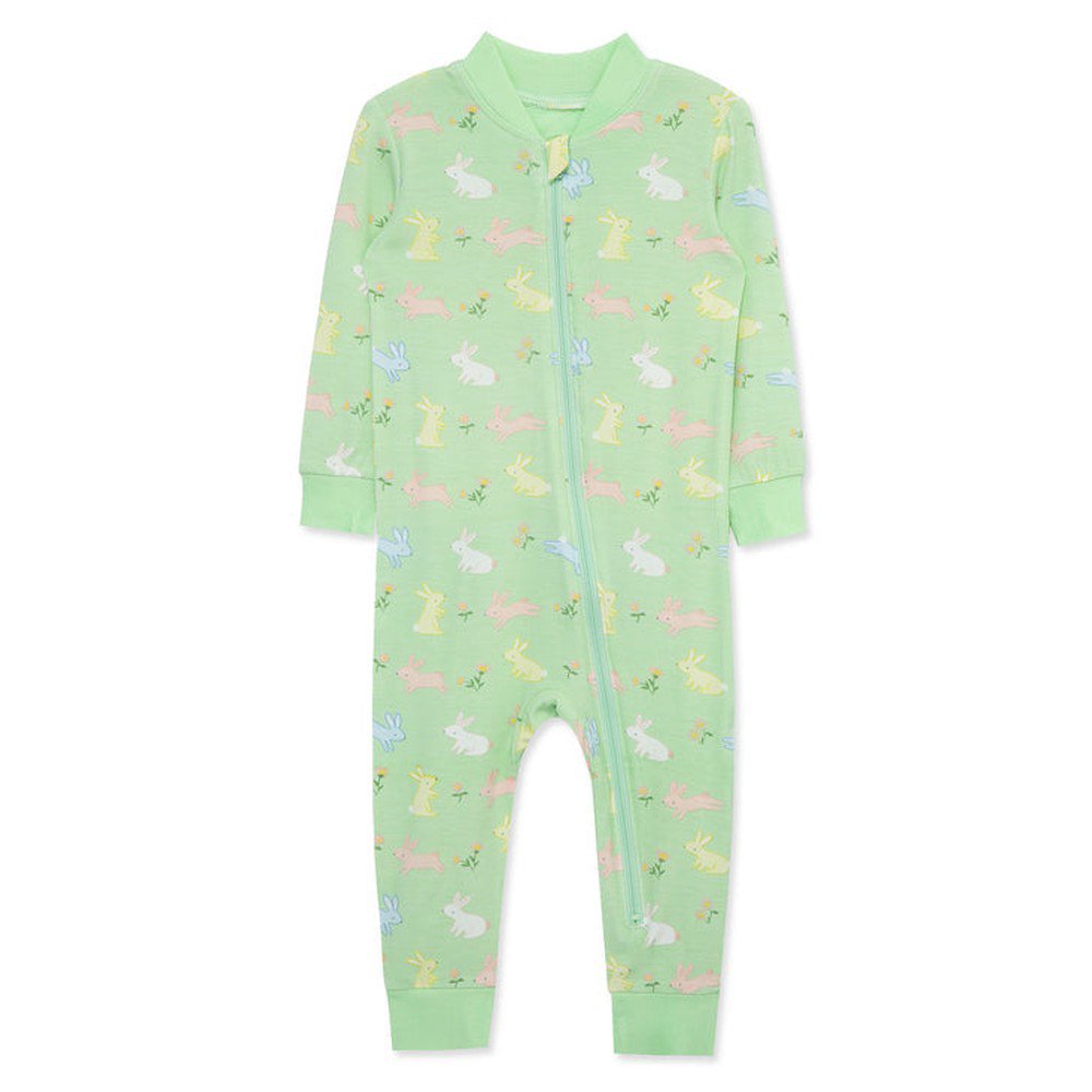Little Me Girls Bunny Zip Front Sleeper