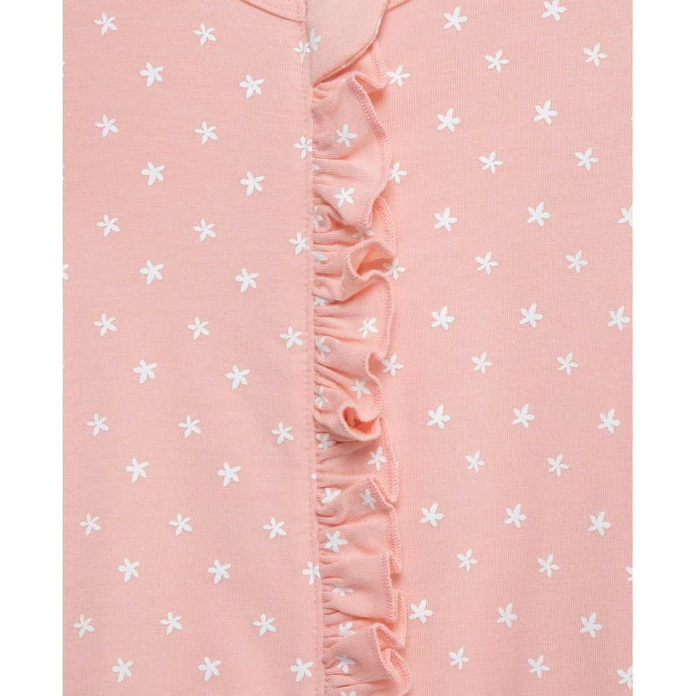 Little Me Girls Rose Meadow Two Pack Footies