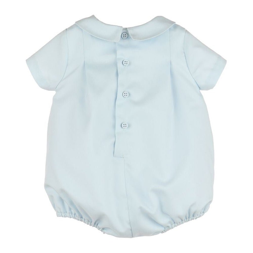 Luli & Me Apparel & Gifts Luli & Me Pintucks Boy Bubble