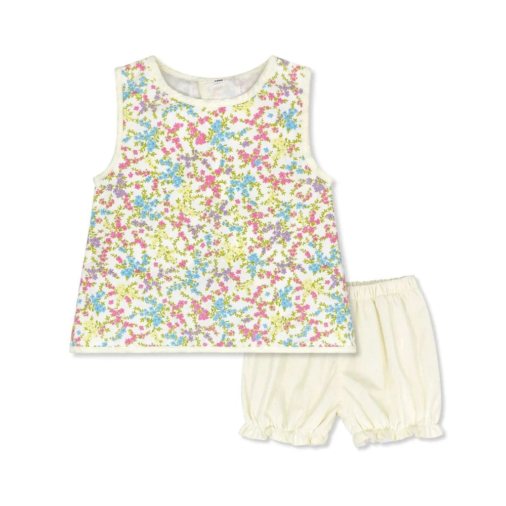 Lullaby Set Channing Bloomer Set - Bellflower Blossom, Buttercup Ministripe babysupermarket