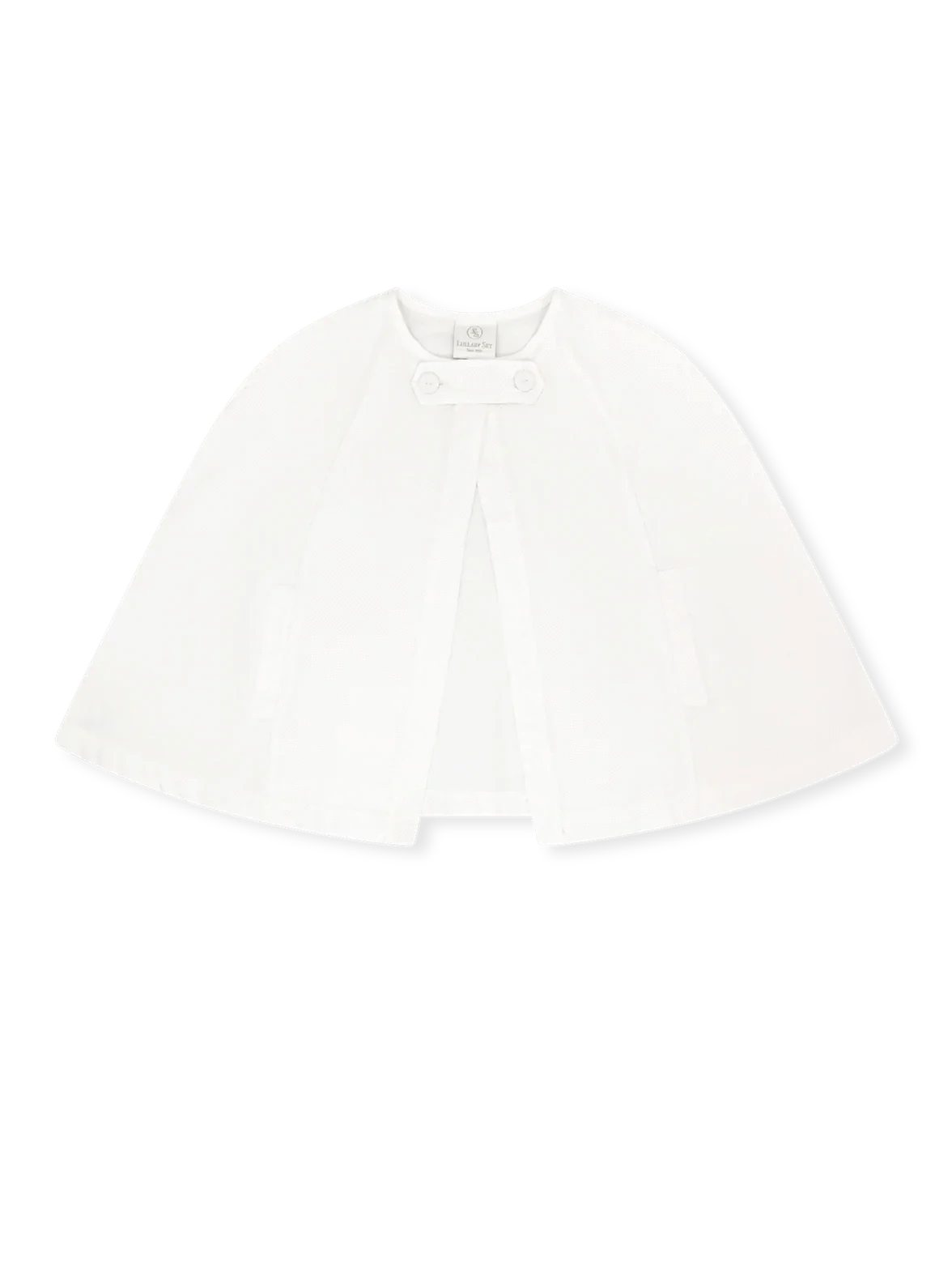 Lullaby Set Lullaby Set Girls Classic Cape - Princeton White