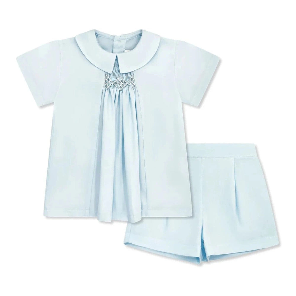 Lullaby Set James Short Set - Blessings Blue
