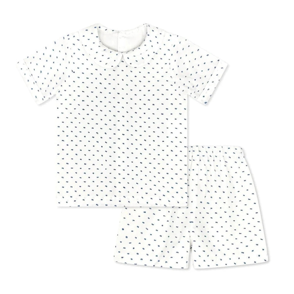 Lullaby SetLullaby Set Sibley Short Set - Spring Blue Swiss DotBabysupermarket