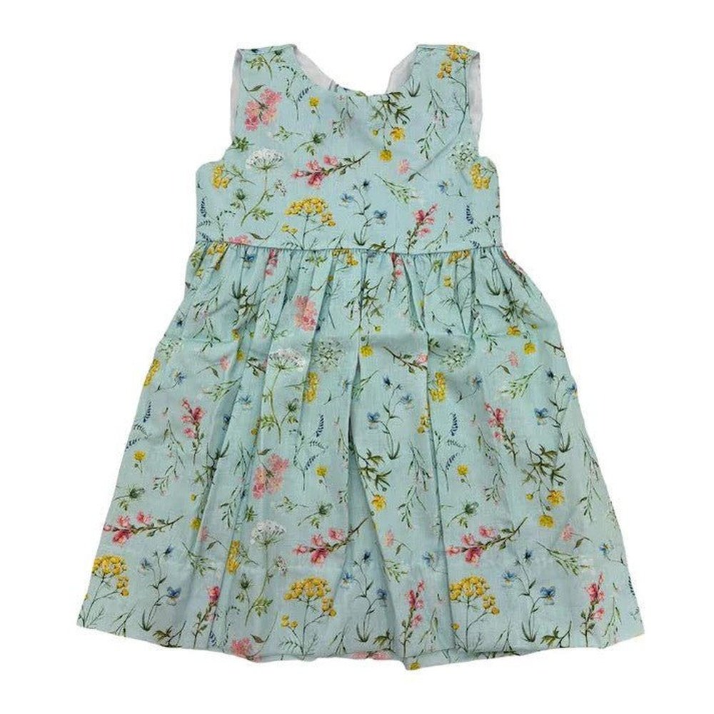 Lulu Bebe Flowery Spring Knot Back Dress