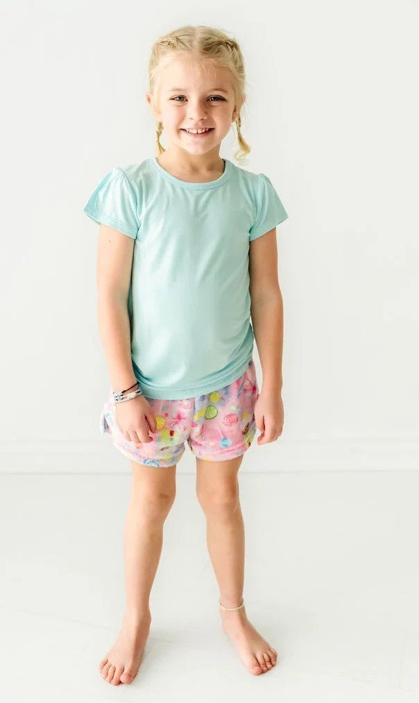 Macaron + MeMacaron + Me Cozy Girls Cap Sleeve TeeBabysupermarket