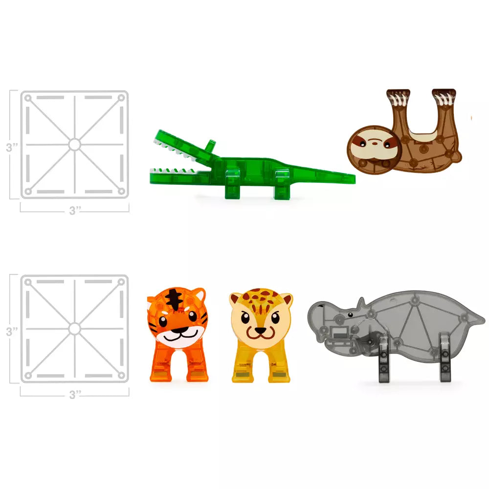 Magna-Tiles Jungle Animals 25PC Set