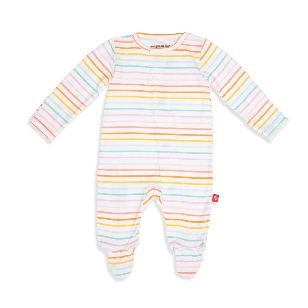 Magnetic MeMagnetic Me Candy Stripe Modal Magnetic FootieBabysupermarket