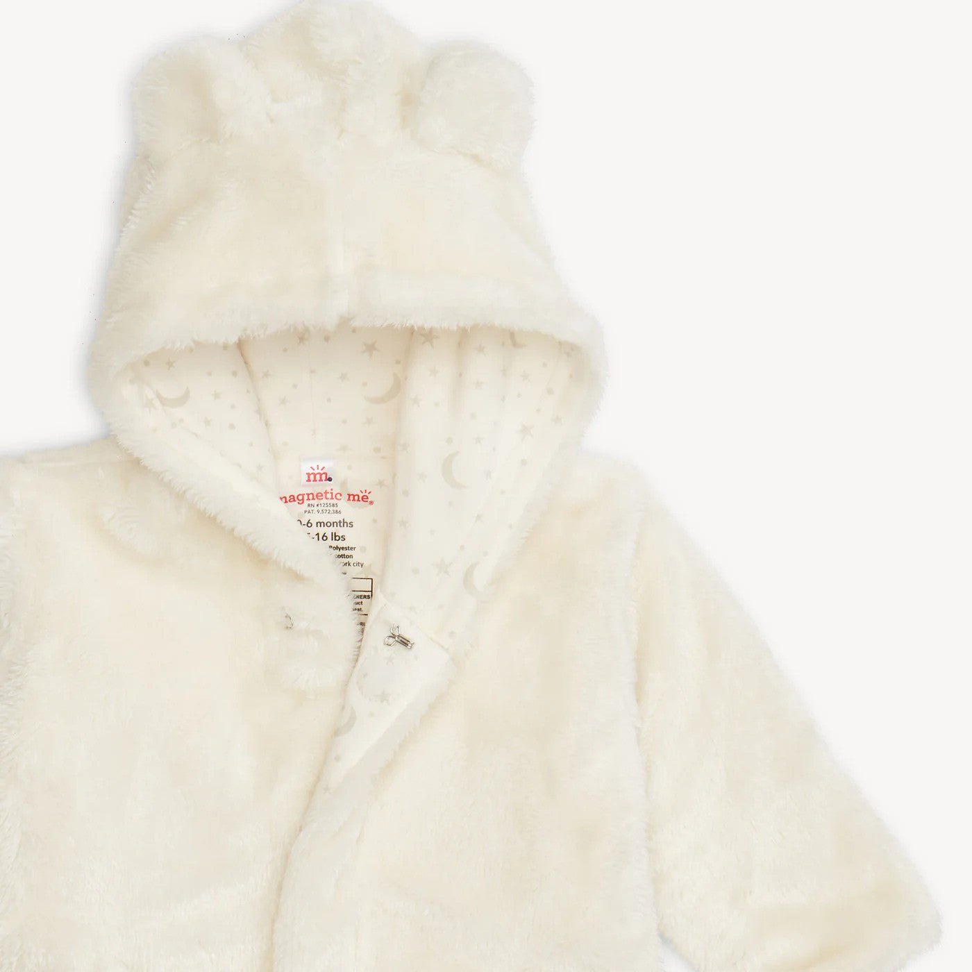 Magnetic Me Girls Apparel / Outerwear / Tween Magnetic Me Cloud Minky Magnetic Bear Jacket
