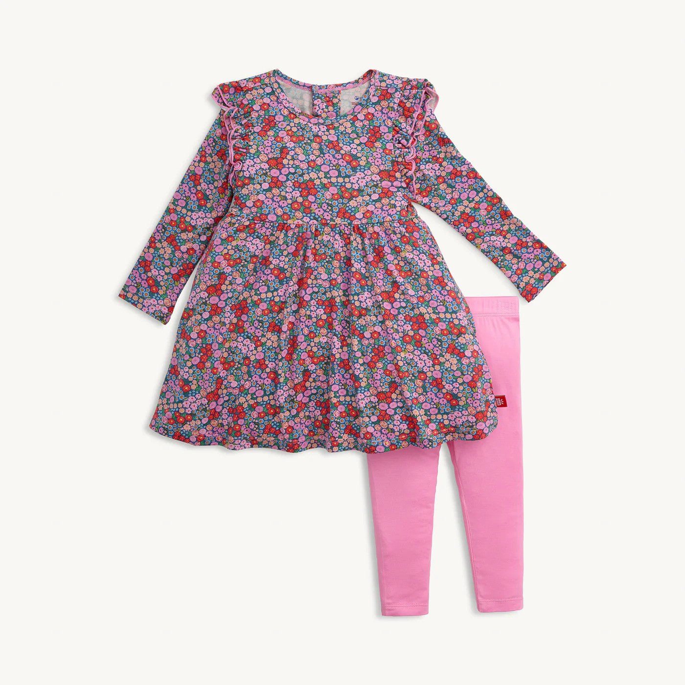 Magnetic Me Girls Apparel / Dresses / Toddler Magnetic Me Gilded Lily Modal Dress + Leggings Set