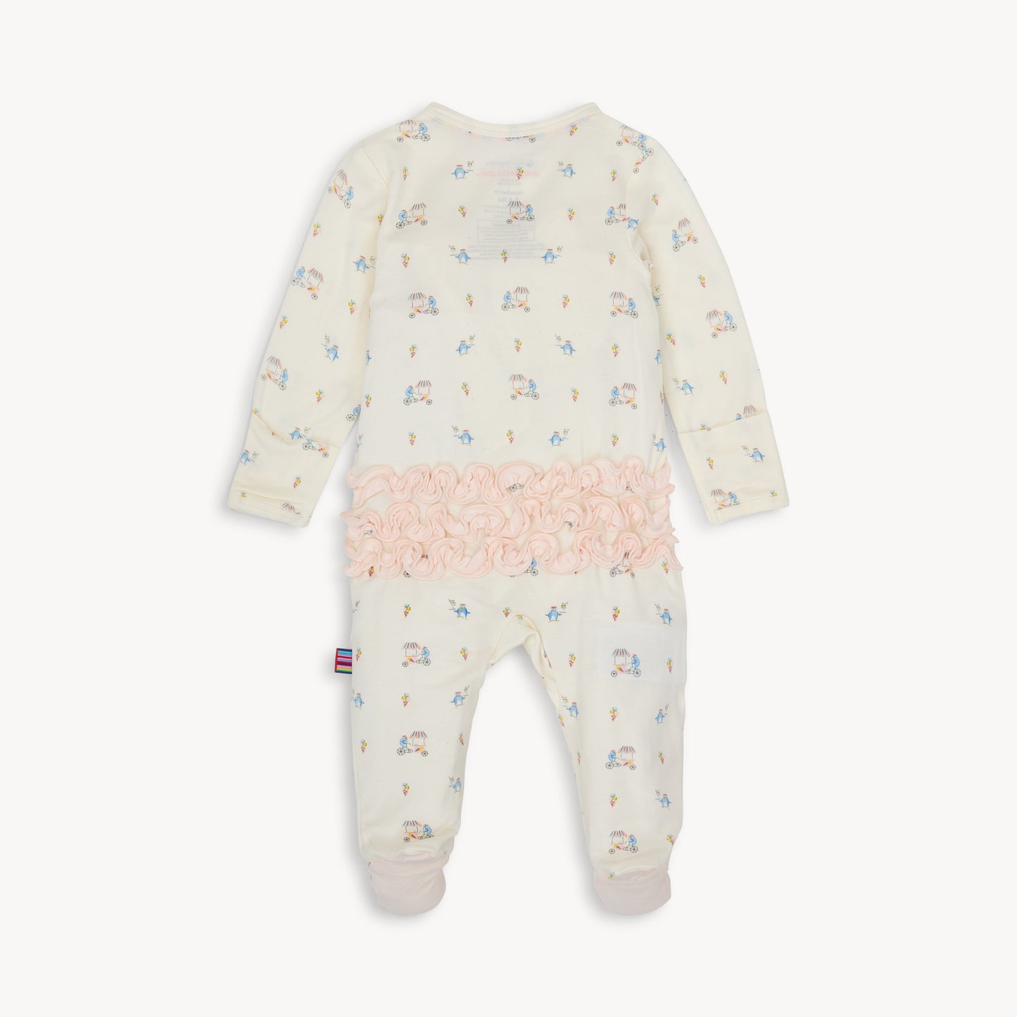Magnetic Me Penguin Pints Modal Footie W/Ruffle