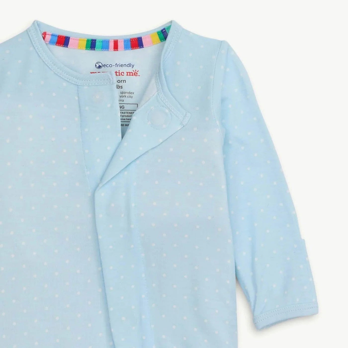 Magnetic Me Boys Apparel / Sleepwear / Infants Magnetic Me Pin Dot Blue Footie