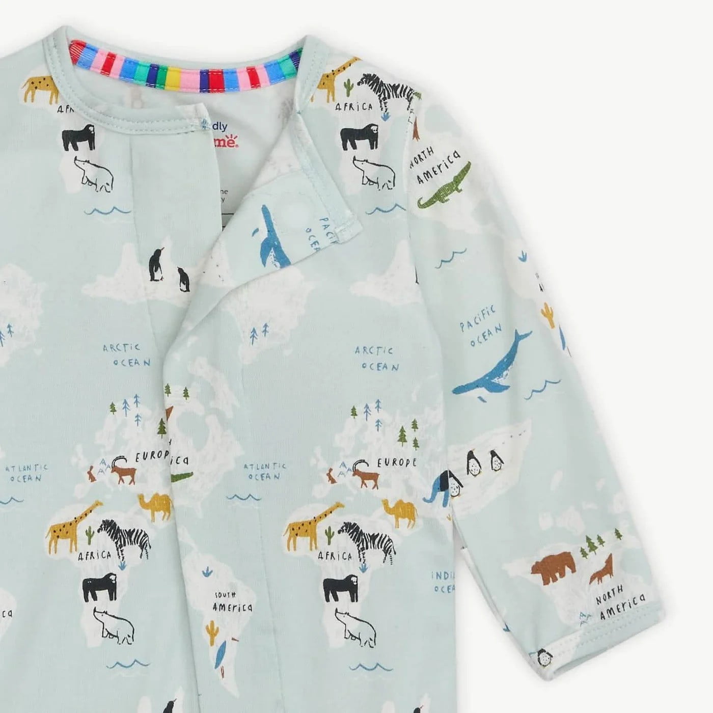 Magnetic Me Boys Apparel / Sleepwear / Infants Magnetic Me Sea The World Modal Magnetic Footie