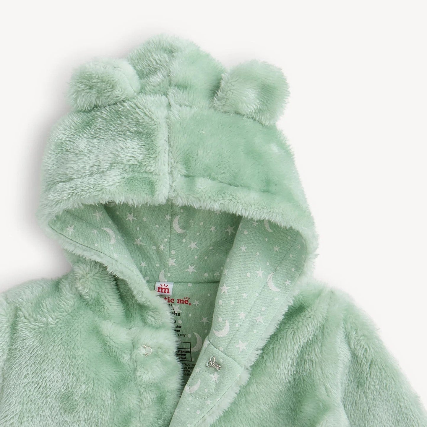 Magnetic Me Boys Apparel / Outerwear / Toddler Magnetic Me Soft Spruce Minky Magnetic Bear Jacket