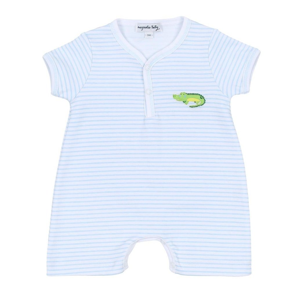 Magnolia Baby Alligator Friends Playsuit