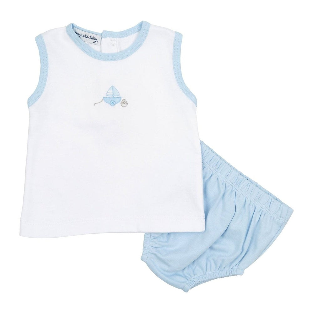 Magnolia Baby My First Sailboat Embroidered Boy Diaper Cover Set babysupermarket