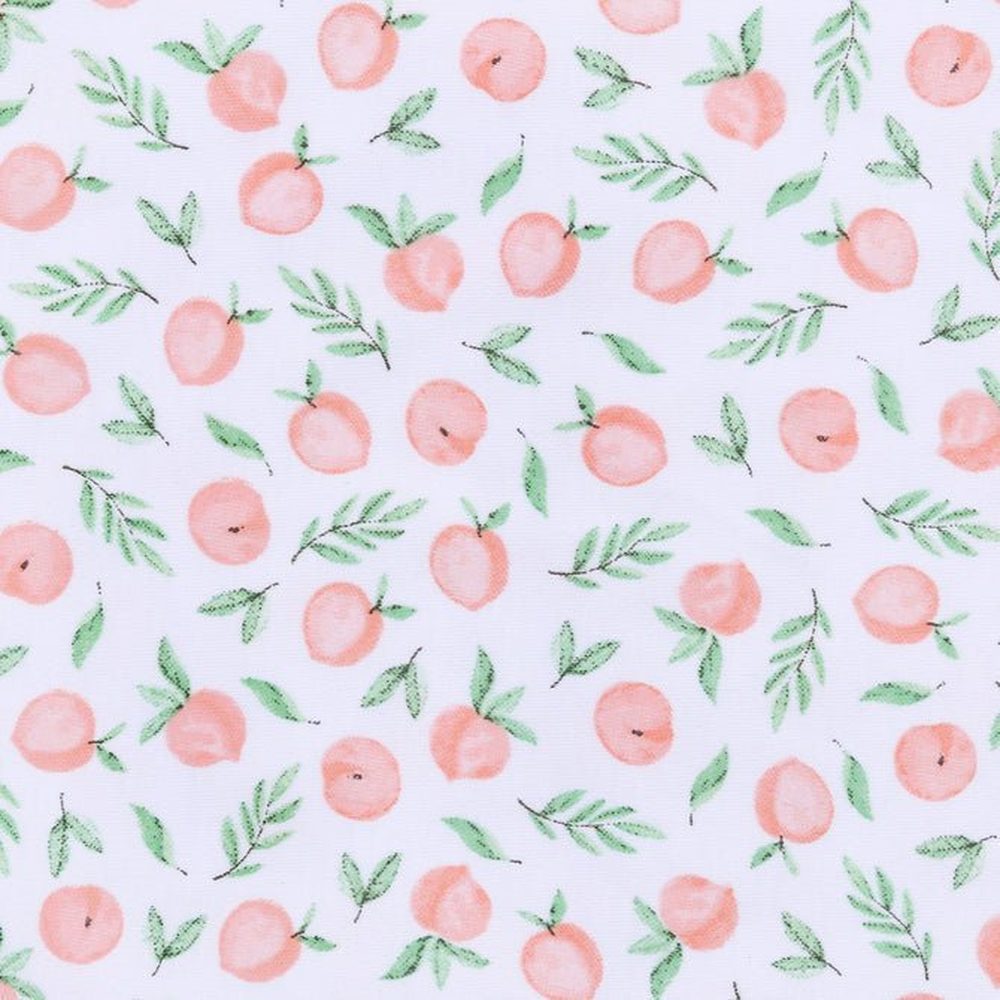 Magnolia Baby Summer Peaches Printed Flutters Bubble