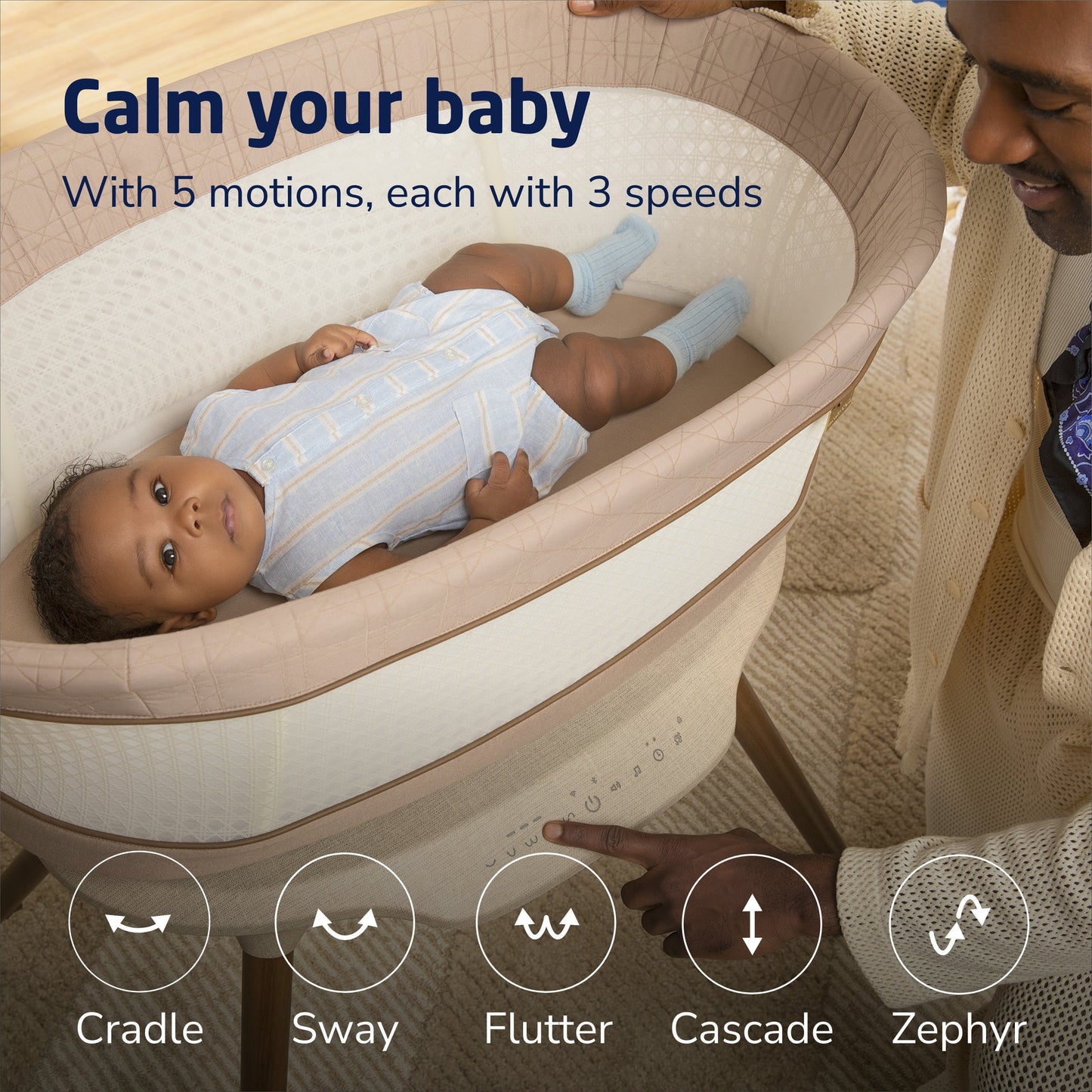 Maxi-Cosi Bassinets Maxi-Cosi Kindred Starling Smart Bassinet
