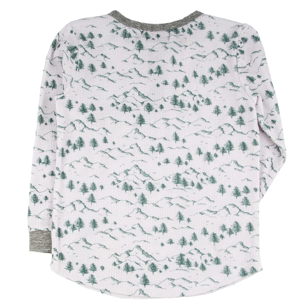 Miki Miette Boys Apparel / Shirts / Toddler Miki Miette Boys Parker Waffle Henley - Alpine